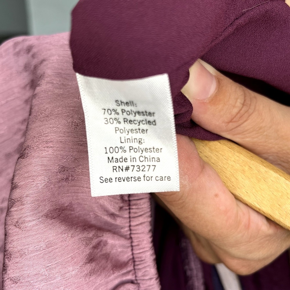 Nine West purple peasant top fluttery maxi skirt - Picture 5 of 6